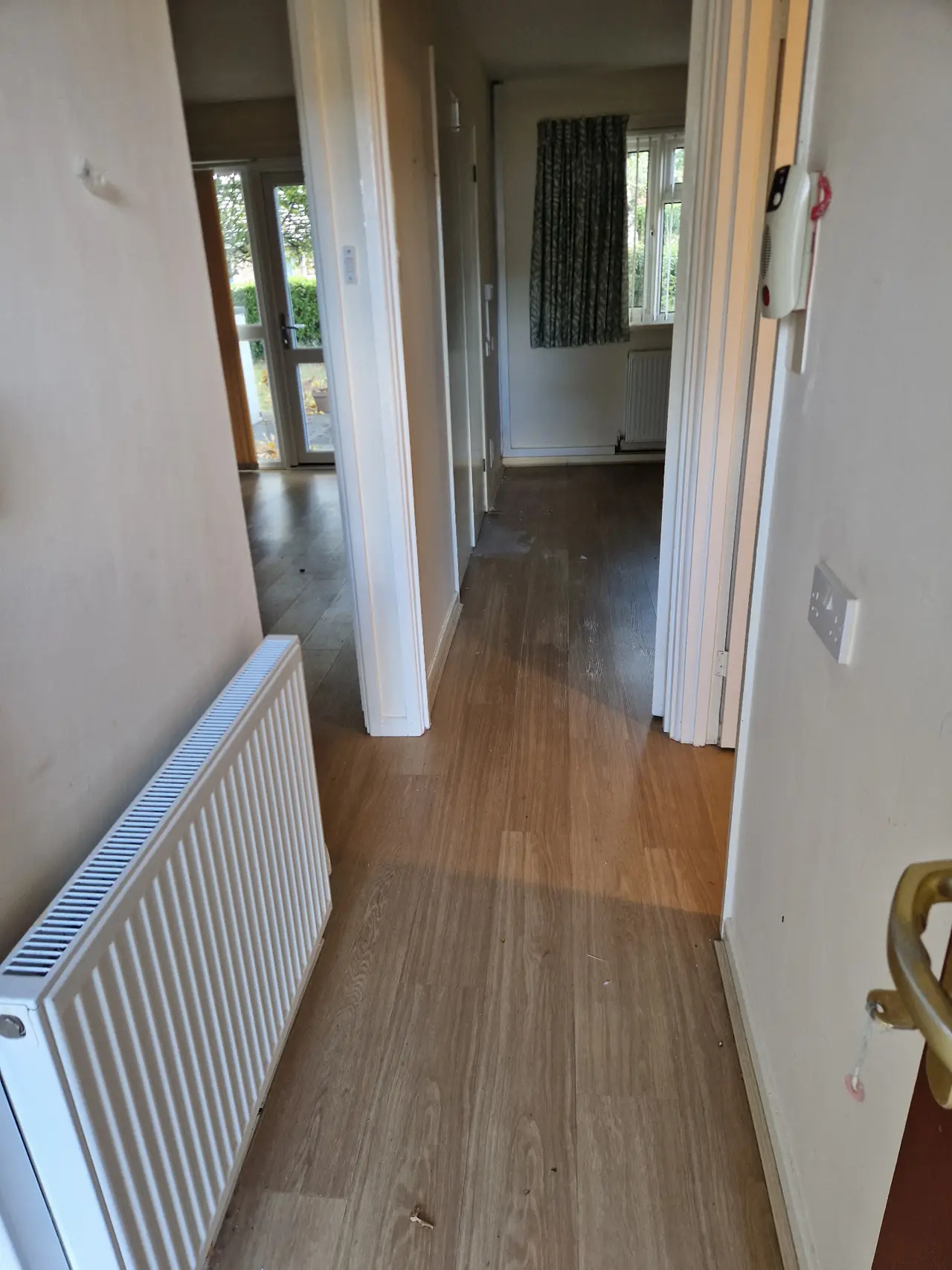 Lounge after clearance with patio doors